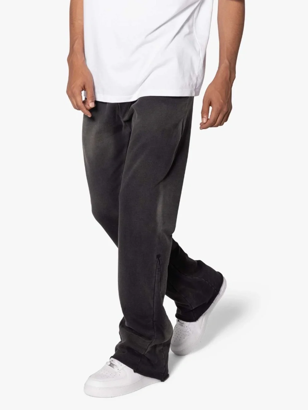 mnml Faded Bootcut Sweatpants - Washed Black Size XLWashed Black / XL